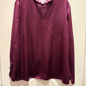 Boss Deep Purple Satin Blouse